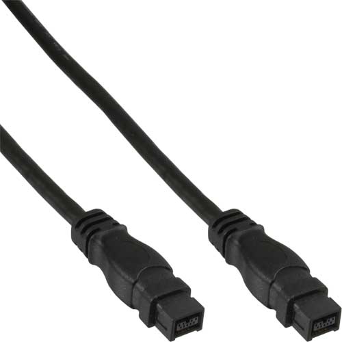 Naar omschrijving van 39903 - InLine FireWire 1394b kabel,  9-pins M/M, 3m