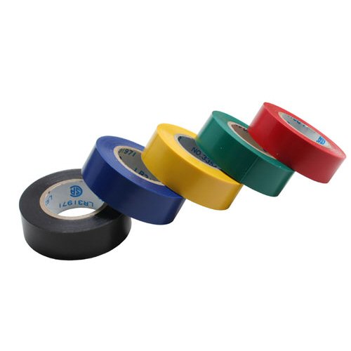 Naar omschrijving van 43039 - InLine 5 kleuren isolatietape, 18mm x 30ft. (9.14m)