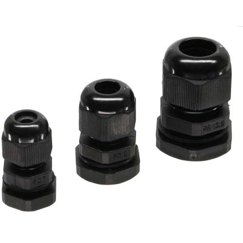 Naar omschrijving van 44010B - InLine Kabeldoorvoer  Nylon IP68 3,5-6mm zwart 10stk.