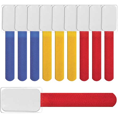 Naar omschrijving van 59931M - Label-The-Cable Mini, LTC 2530, set of 10 mix (4x red, 3x blue, 3x yellow, can vary)