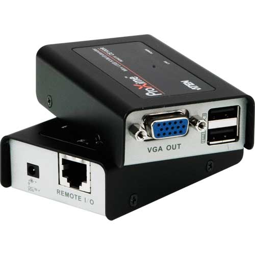 Naar omschrijving van 60660G - Console-Extender ATEN CE100, VGA+USB, max. 100m