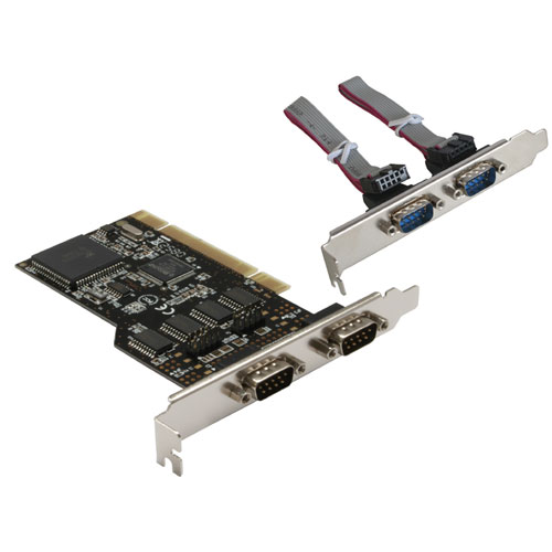 Naar omschrijving van 66639I - InLine PCI multi I/O controller kaart (4-serieel poorten)