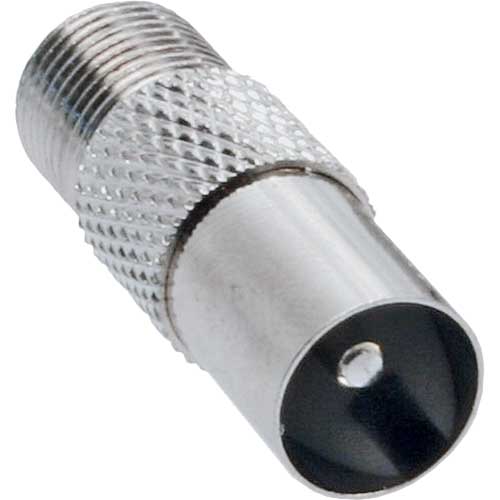 Naar omschrijving van 69915D - Coaxial adapter, InLine, IEC-plug male (antenna) to F-plug female