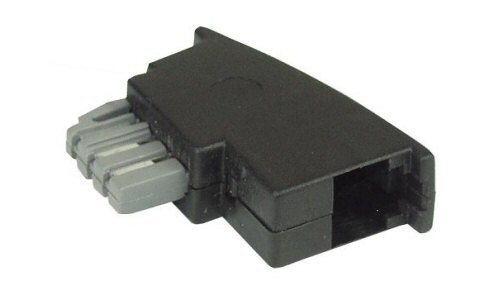 Naar omschrijving van 69948B - InLine TAE-F adapter,  TAE-F stekker naar RJ11 socket, voor Siemens, Telekom, Hagenuk, enz.