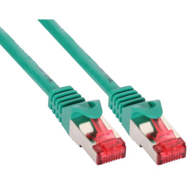 Naar omschrijving van 76420G - InLine Patchkabel,  S-STP/PiMF, Cat. 6, groen, 20m