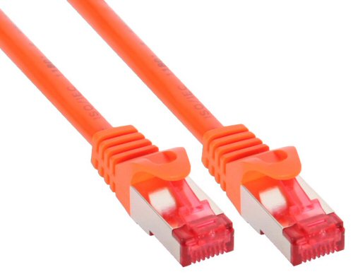 Naar omschrijving van 76420O - InLine Patchkabel,  S-STP/PiMF, Cat. 6, oranje, 20m