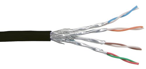Naar omschrijving van 76499S - InLine Patchkabel Cat.6,  S-STP/PIMF, AWG27, PVC, 100m, zwart