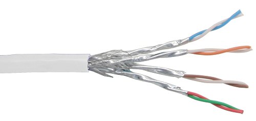 Naar omschrijving van 76499W - InLine Patchkabel Cat.6,  S-STP/PIMF, AWG27, PVC, 100m, wit