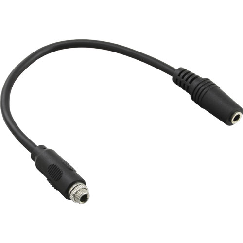 Naar omschrijving van 99303I - InLine Audio adapter cable, 3.5mm Stereo female to female, with tread, 0.2m