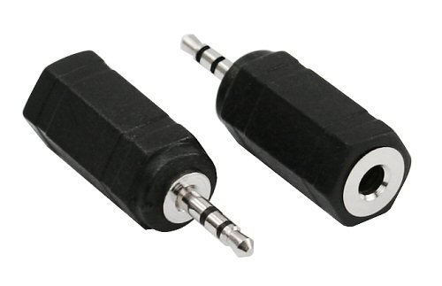 Naar omschrijving van 99308 - InLine Audio adapter,  2.5mm M naar 3.5mm V, Stereo