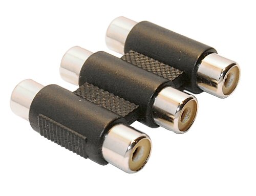 Naar omschrijving van 99319A - InLine Audio/Video Adapter,  3x Tulp contraplug naar 3x Tulp contraplug