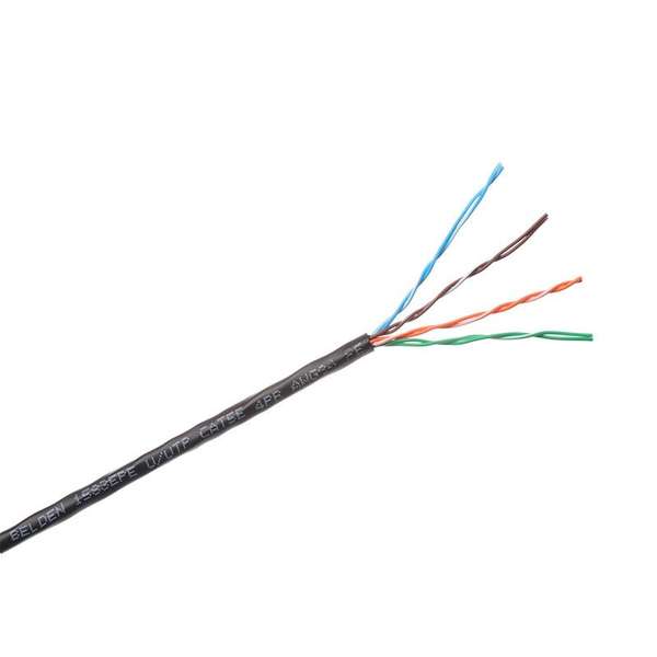 Naar omschrijving van BEL-1583EPE-100 - U/UTP Outdoor Cat 5E PE Zwart, Belden 1583EPE 100 Meter