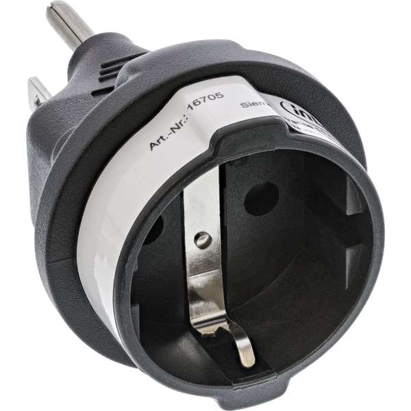 Naar omschrijving van 16705 - InLine Travel adapter USA US male to type F female