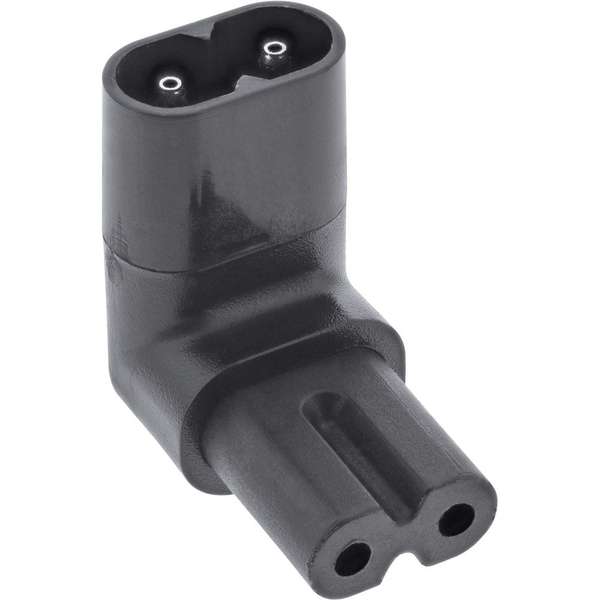 Naar omschrijving van 16723H - InLine Verloop adapter IEC 60320 C8 naar C7, haaks