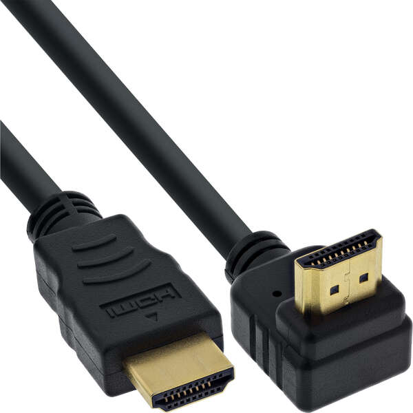 Naar omschrijving van 17015V - InLine® High Speed HDMI® Cable with Ethernet, angled, 15m