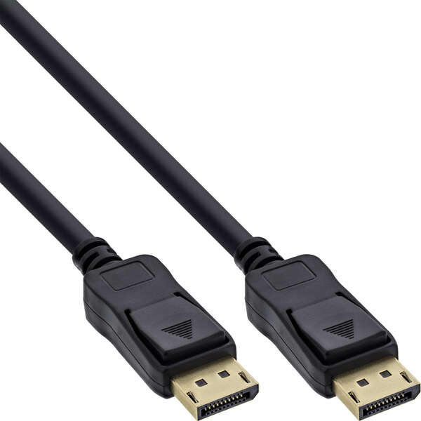 Naar omschrijving van 17111P - InLine® DisplayPort Cable black gold plated 1.5m