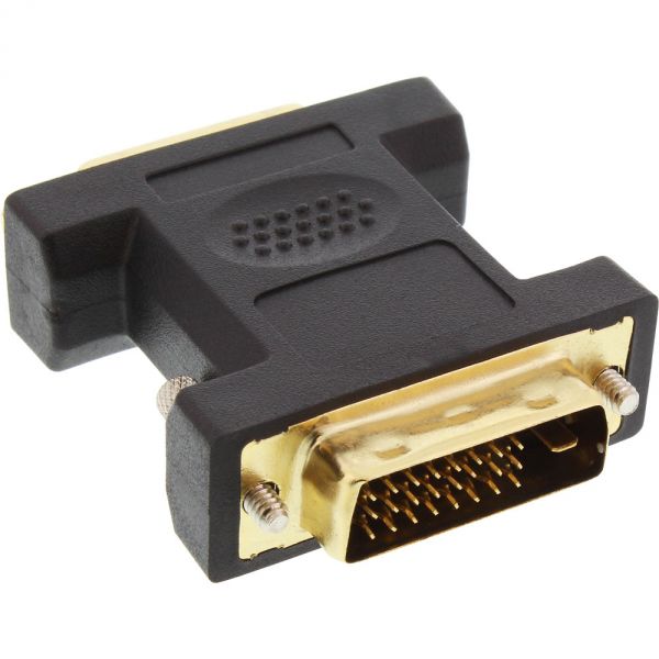 Naar omschrijving van 17760P - InLine DVI-D Adapter DVI-I 24+5 female naar DVI-D 24+1 male gold plated