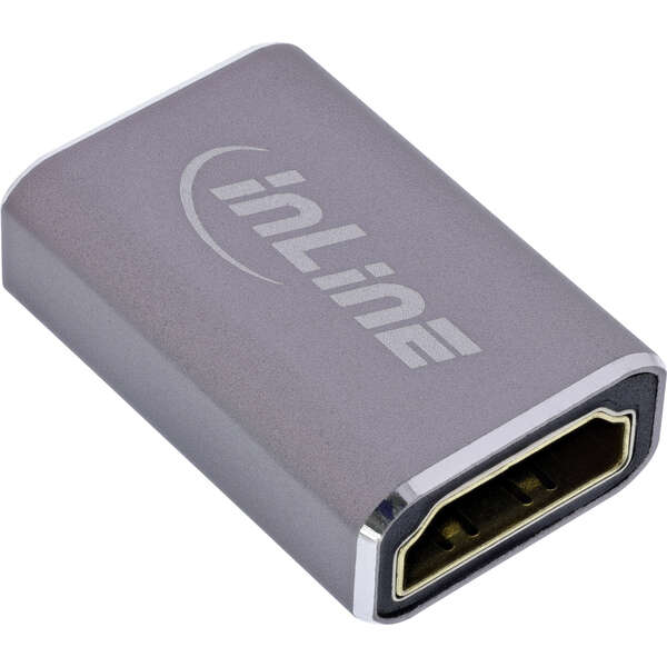 Naar omschrijving van 17991A - InLine® HDMI adapter, HDMI A socket / socket, 8K UHD