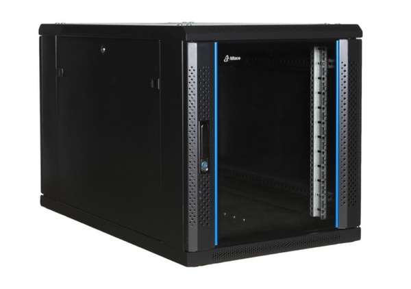 Naar omschrijving van AST19-6818 - 18U, 19Inch serverkast, glazen deur (BxDxH) 600x800x916mm