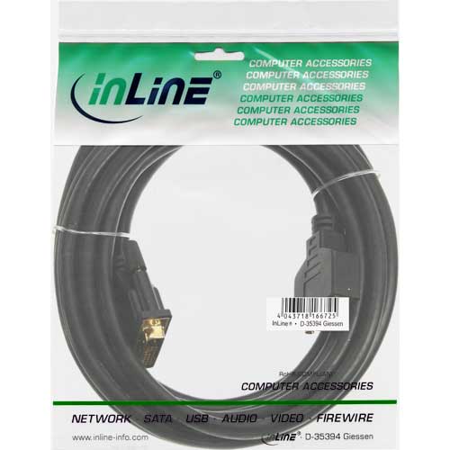 Naar omschrijving van 17773P - InLine DVI-D kabel,  Premium, 24+1 M/V, Dual Link, verguld, 2m