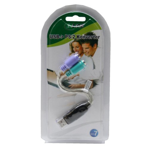 Naar omschrijving van 33386 - InLine USB -> PS/2 converter,  USM AM naar 2x PS/2 Female