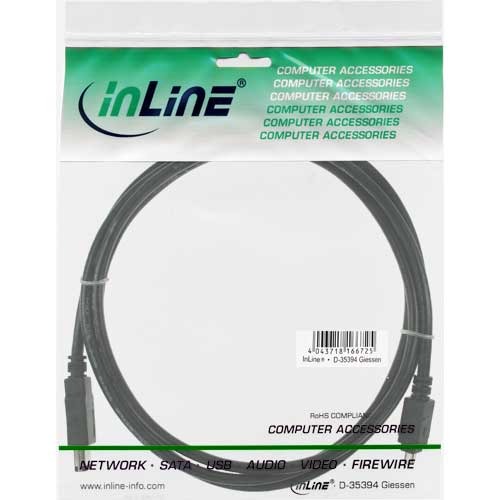 Naar omschrijving van 34642 - InLine FireWire IEEE 1394 kabel,  6-pins M/4-pins M, 1.8m