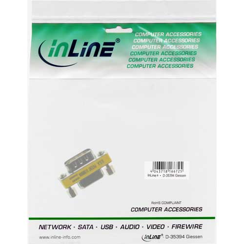 Naar omschrijving van 37714 - InLine Adapter,  DB 15HD M/M (VGA)