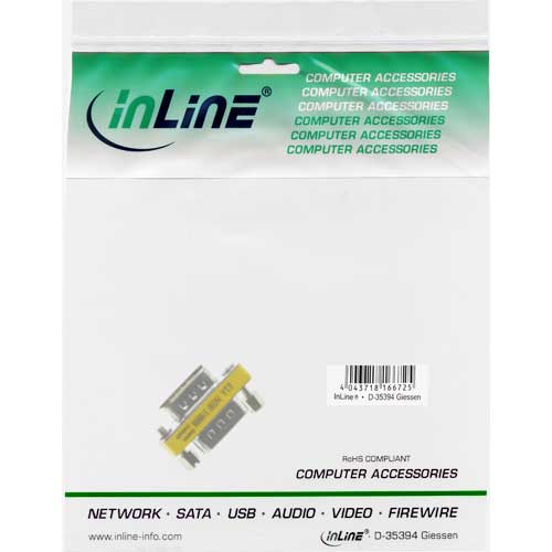 Naar omschrijving van 37724 - InLine Adapter,  DB 15HD V/V (VGA)