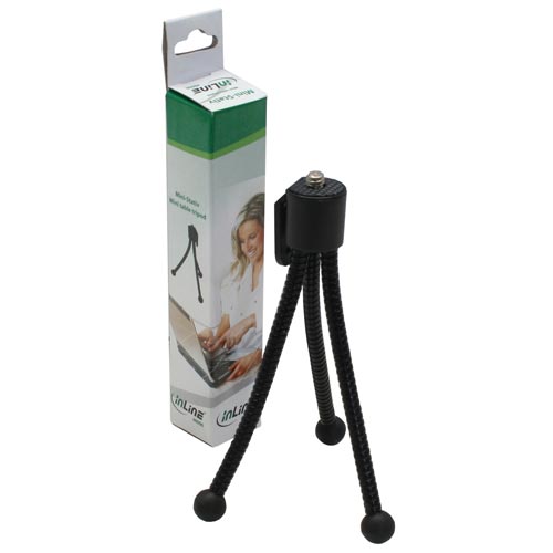 Naar omschrijving van 48006 - InLine  ministatief digitale camera's, hoogte 11.5cm