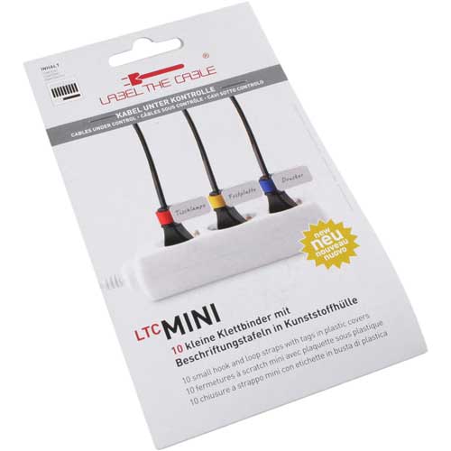 Naar omschrijving van 59931S - Label-The-Cable Mini, LTC 2510, set of 10 black