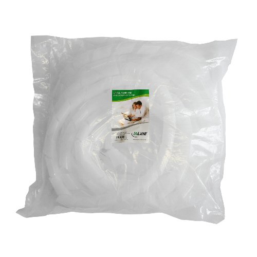 Naar omschrijving van 59947R - InLine  spiraalband, 10m, wit, 25mm