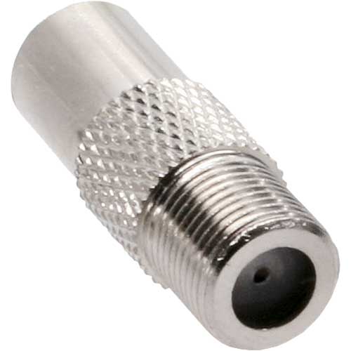 Naar omschrijving van 69915D - Coaxial adapter, InLine, IEC-plug male (antenna) to F-plug female