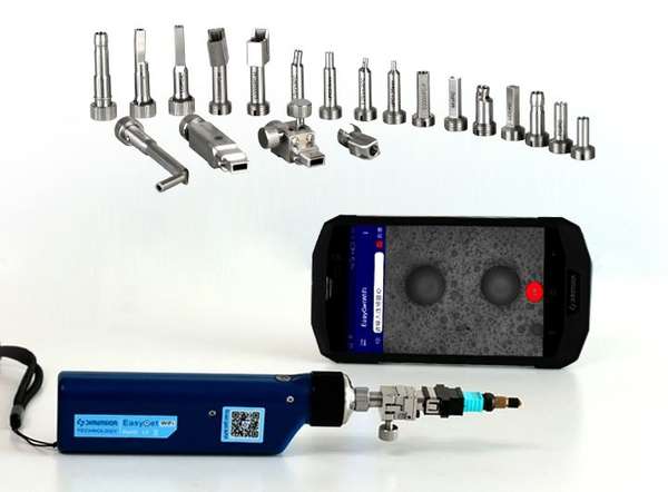 Naar omschrijving van INSPEC-GLAS-25820 - EasyGet 400x Glasvezel Inspectie scope WIFI met 5 tips, 1 stuk verpakking