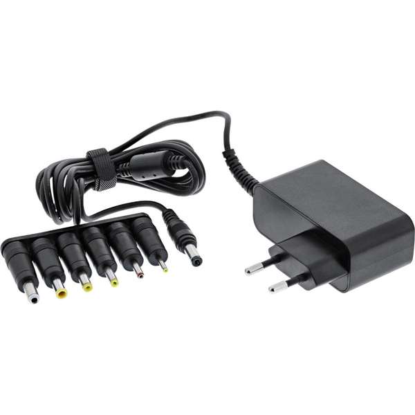 Naar omschrijving van 26608M - Universal power supply, 12V / 24W with 6 exchangeable plugs