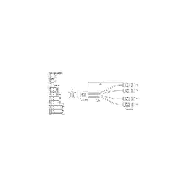 Naar omschrijving van 27620 - InLine SAS Aansluitkabel,  Mini SAS SFF8087 naar 4x SATA, 1:1, 50cm, bulk