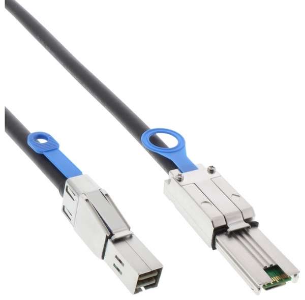 Naar omschrijving van 27639C - InLine externes Mini SAS HD Kabel, SFF-8644 zu SFF-8088, 6Gb/s, 2m