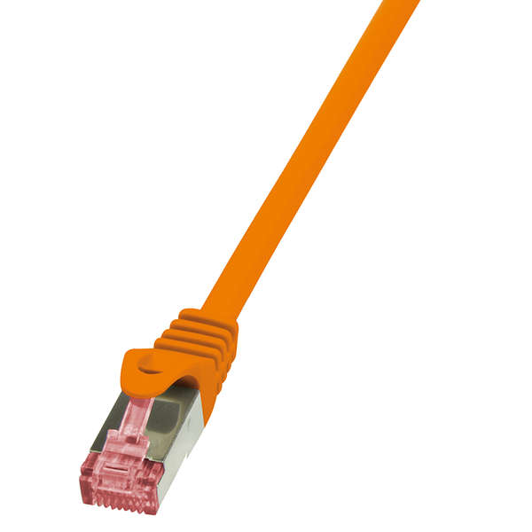 Naar omschrijving van CQ2018S - Patch Cat.6 S/FTP PIMF orange 0,25m LogiLink