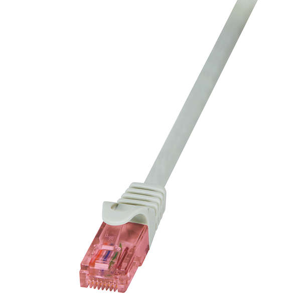 Naar omschrijving van CQ2012U - Patch Cable Cat.6 UTP grey 0,25 m LogiLink
