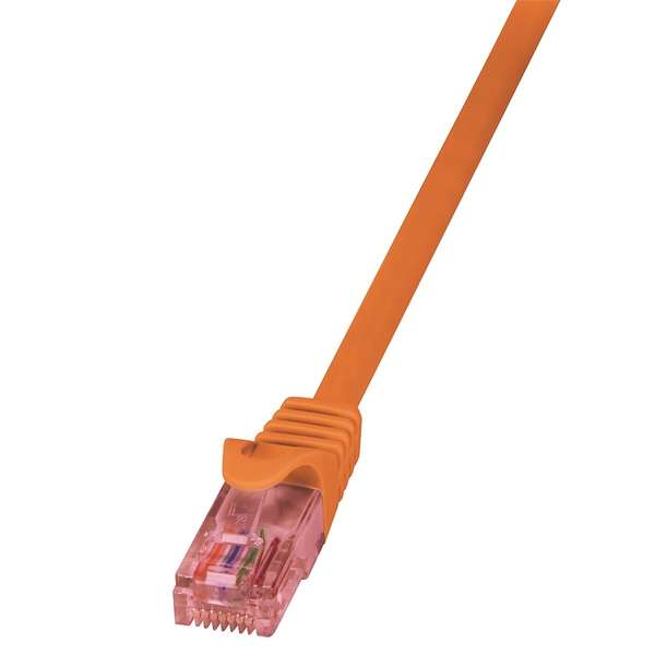 Naar omschrijving van CQ2078U - OP=OP Patch Cable Cat.6 UTP Orange 5 m LogiLink