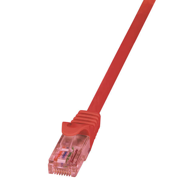 Naar omschrijving van CQ2014U - Patch Cable Cat.6 UTP red 0,25 m LogiLink
