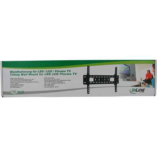Naar omschrijving van 23117A - InLine  Muurbeugel voor TFT/LCD/LED/Plasma, 81-178cm (32-70Inch), max. 75kg