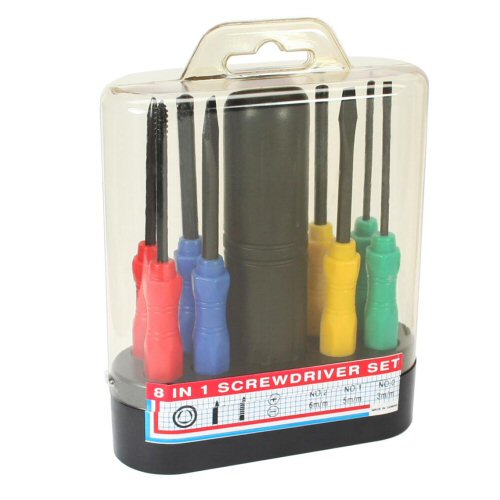 Naar omschrijving van 43083 - InLine Schroevendraaierset, 8-in-1,  voor thuis en hobby
