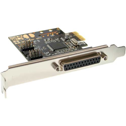 Naar omschrijving van 76624C - InLine Interface Card 1 Port 25 Pin Parallel + 2 Ports 9 Pin Serial PCIe