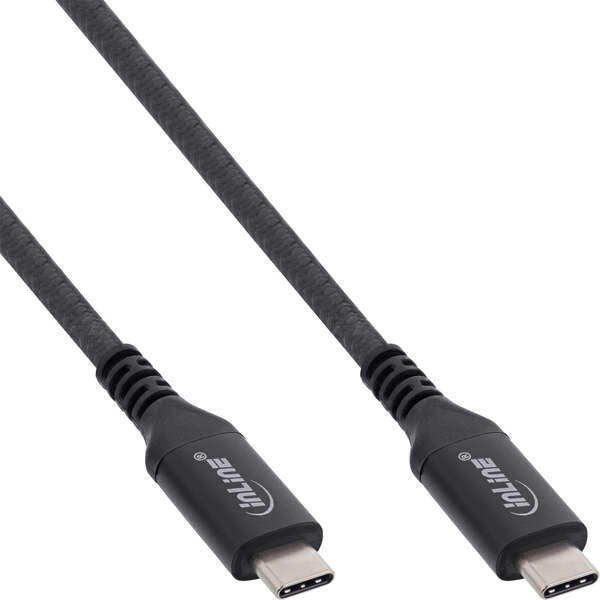 Naar omschrijving van 35904A - InLine® USB4 Cable, USB-C male/male, 8K60Hz, black, 1.5m