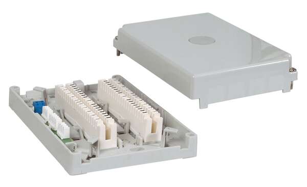 Naar omschrijving van 46053-1 - LSA-Minibox 201C 20pairs WxHxD = 120 x 170 x 42 mm