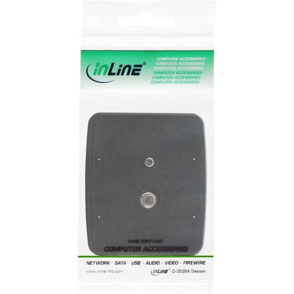 Naar omschrijving van 48015X - InLine Tripod Accessory Camera Quick Release Plate rectangular shape