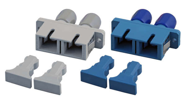 Naar omschrijving van 53305-31 - SC naar ST Duplex koppeling, multimode, kunstof, beige, keramische huls