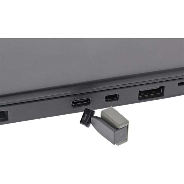 Naar omschrijving van 55724 - USB-C port blocker stick, 6 port blockers included