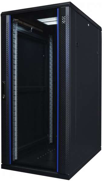 Naar omschrijving van AST19-6027 - 27U, 19Inch serverkast, glazen deur (BxDxH) 600x1000x1316mm