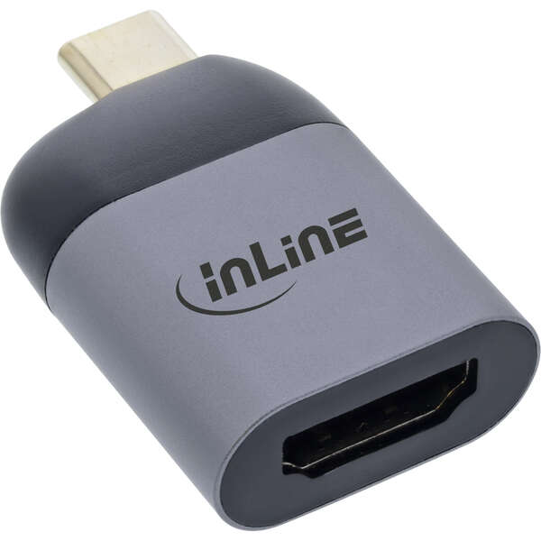 Naar omschrijving van 64106H - InLine® USB Display Converter, USB-C male to HDMI female, 4K60Hz